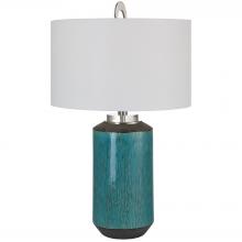 Uttermost 30151-1 - Uttermost Maui Aqua Blue Table Lamp