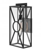 Hinkley 18374BK - Medium Wall Mount Lantern