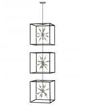 Hinkley 46318BLK-PN - Double Extra Large Open Frame Pendant
