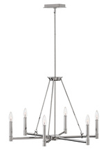 Hinkley 4985PN - CHANDELIER BUCHANAN