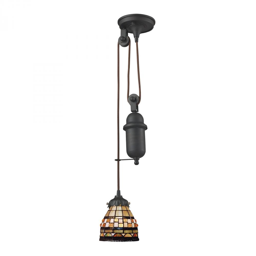 Mix-N-Match 1 Light Pulldown Pendant In Classic
