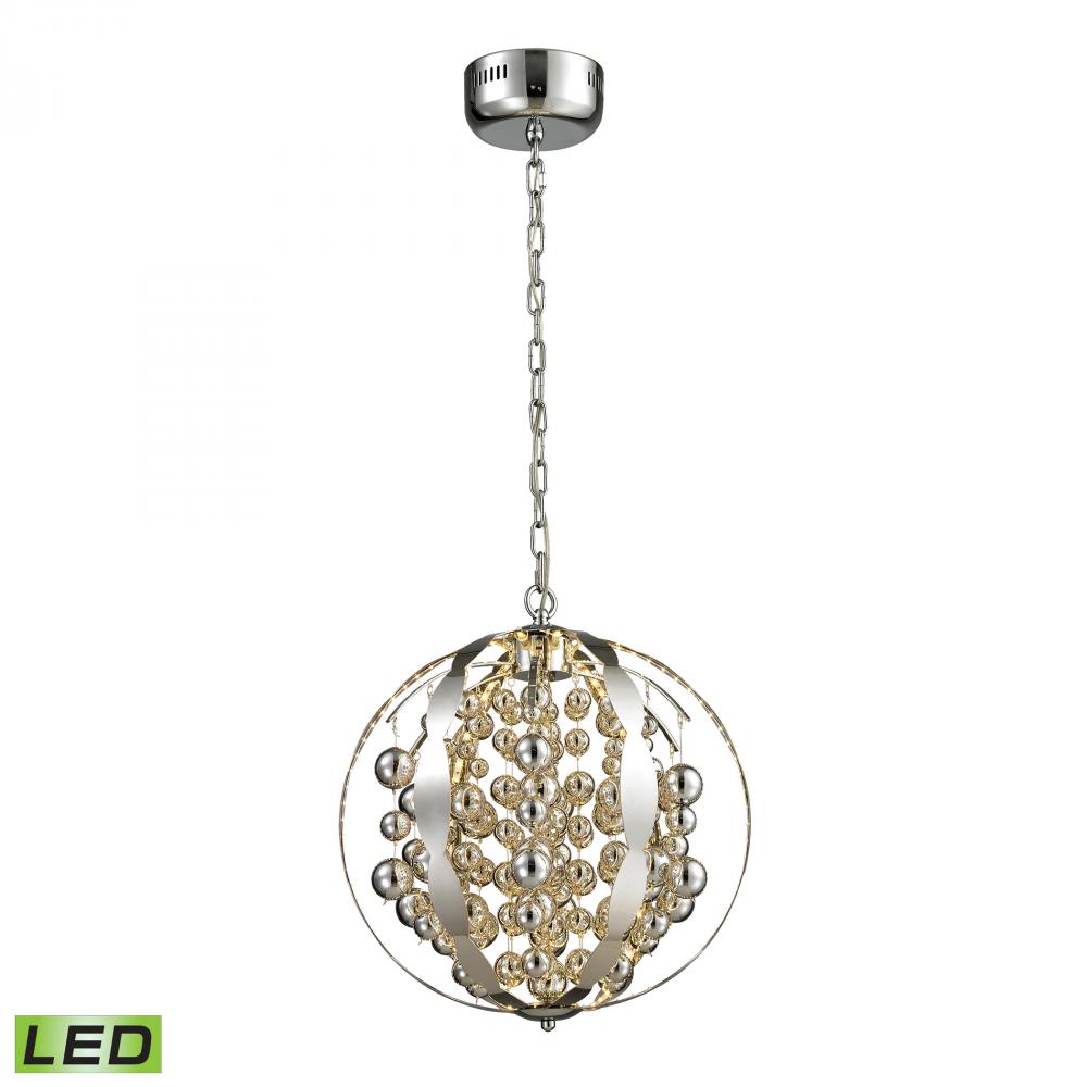 Light Spheres Collection LED pendant in Polished Chrome