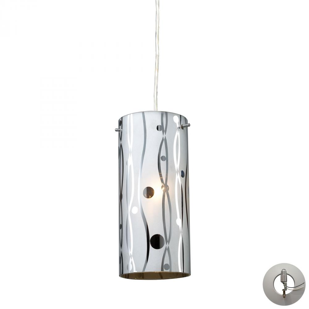 Chromia 1 Light Pendant In Polished Chrome - Inc