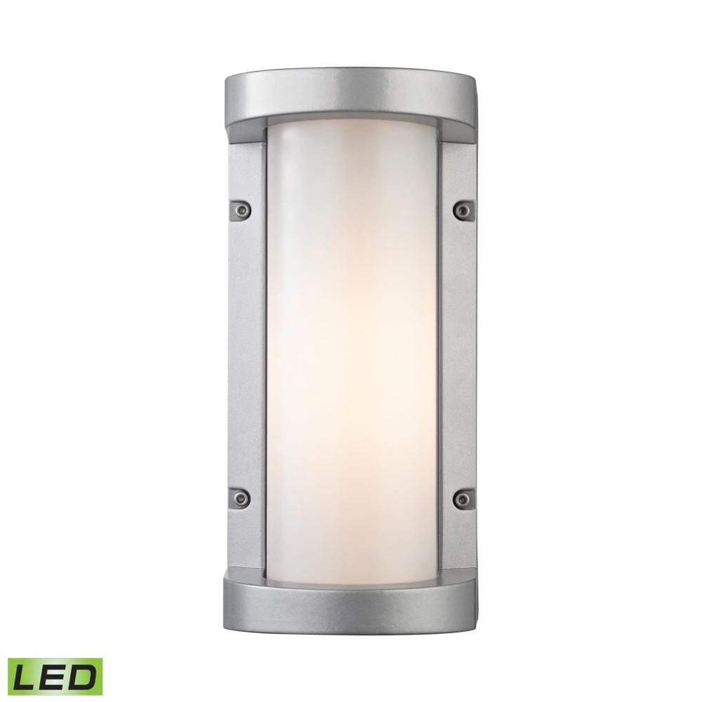 Colby 1 Light Outdoor Sconce In Matte Silver