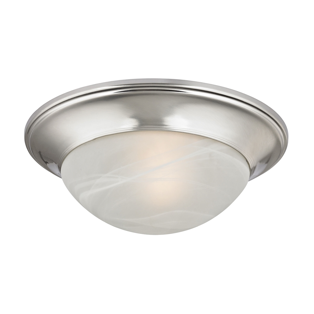 Thomas - Flushmounts 12'' Wide 1-Light Flush Mount - Brushed Nickel