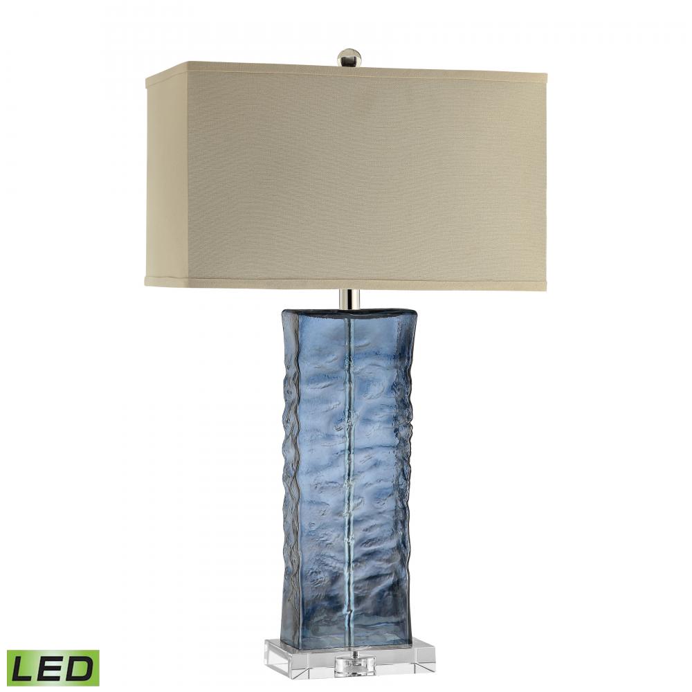 Arendell 30'' High 1-Light Table Lamp - Blue - Includes LED Bulb
