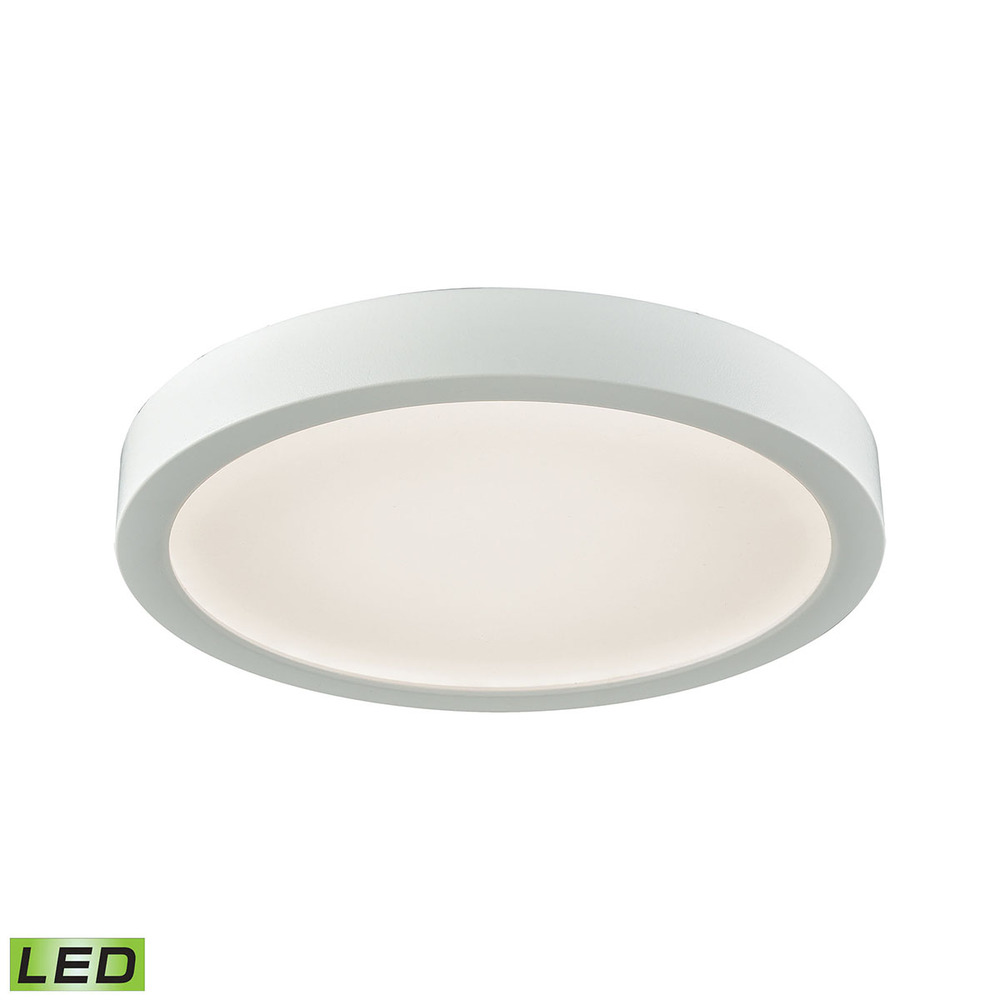 Thomas - Titan 8'' Wide 1-Light Flush Mount - White