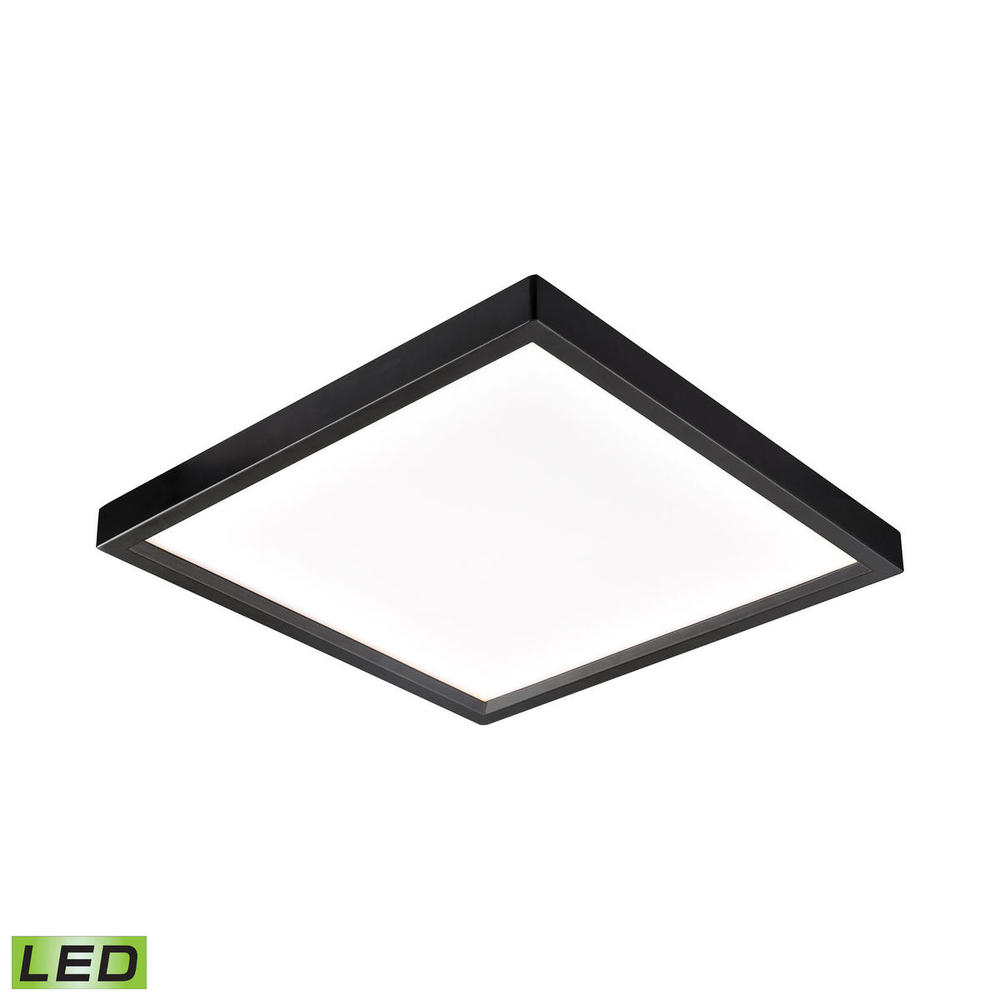 Thomas - Titan 8'' Wide Integrated LED Square Flush Mount - Oil Rubbed Bronze