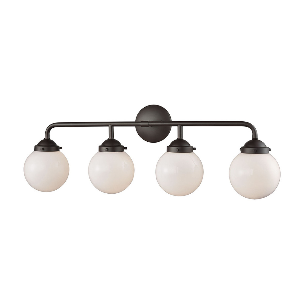 Thomas - Beckett 33'' Wide 4-Light Vanity Light - Oil Rubbed Bronze