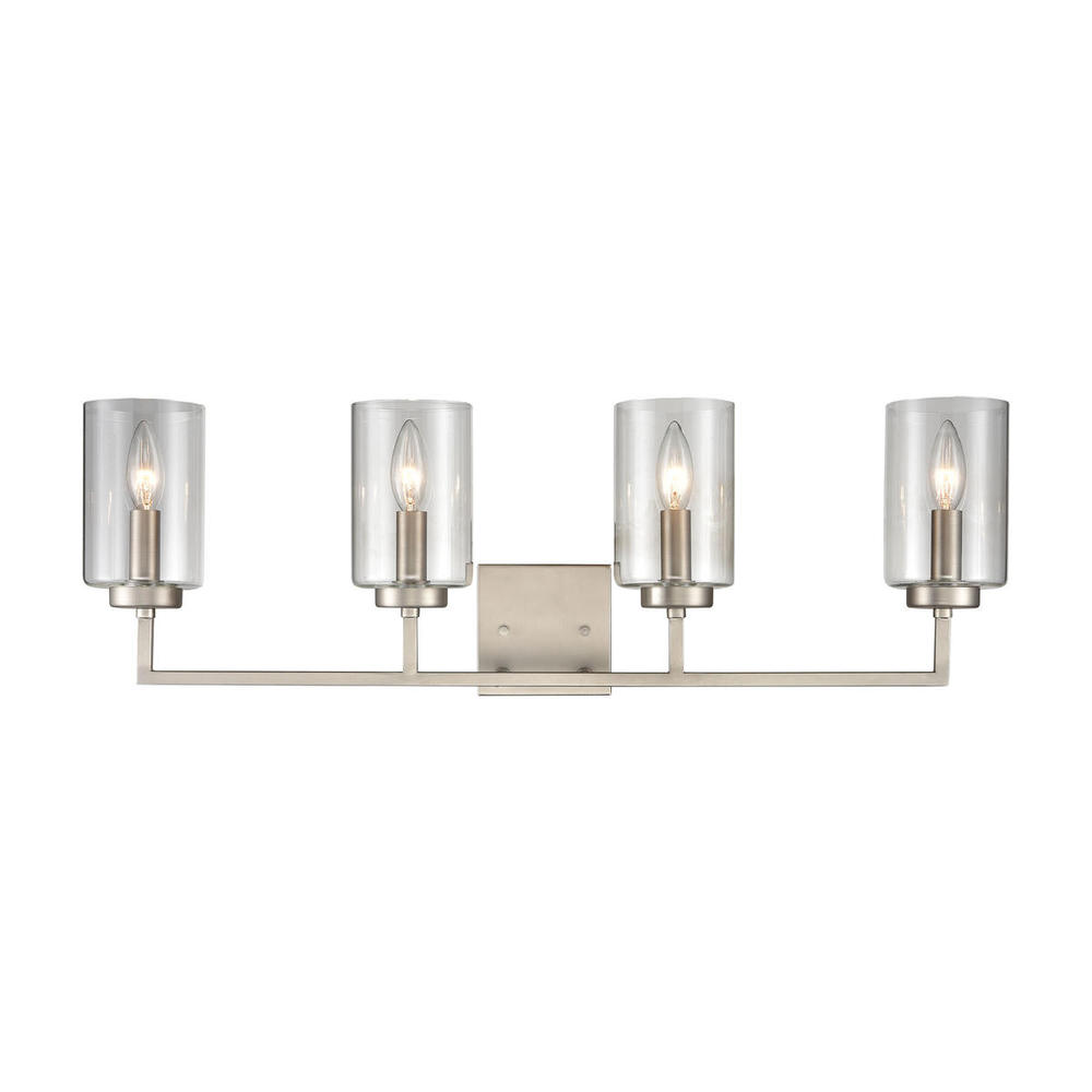 Thomas - West End 29.75'' Wide 4-Light Vanity Light - Brushed Nickel