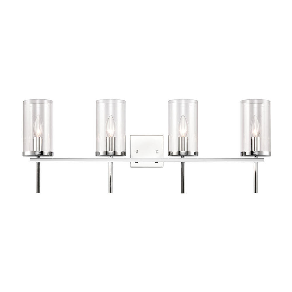 Thomas - Oakland 32.5'' Wide 4-Light Vanity Light - Chrome