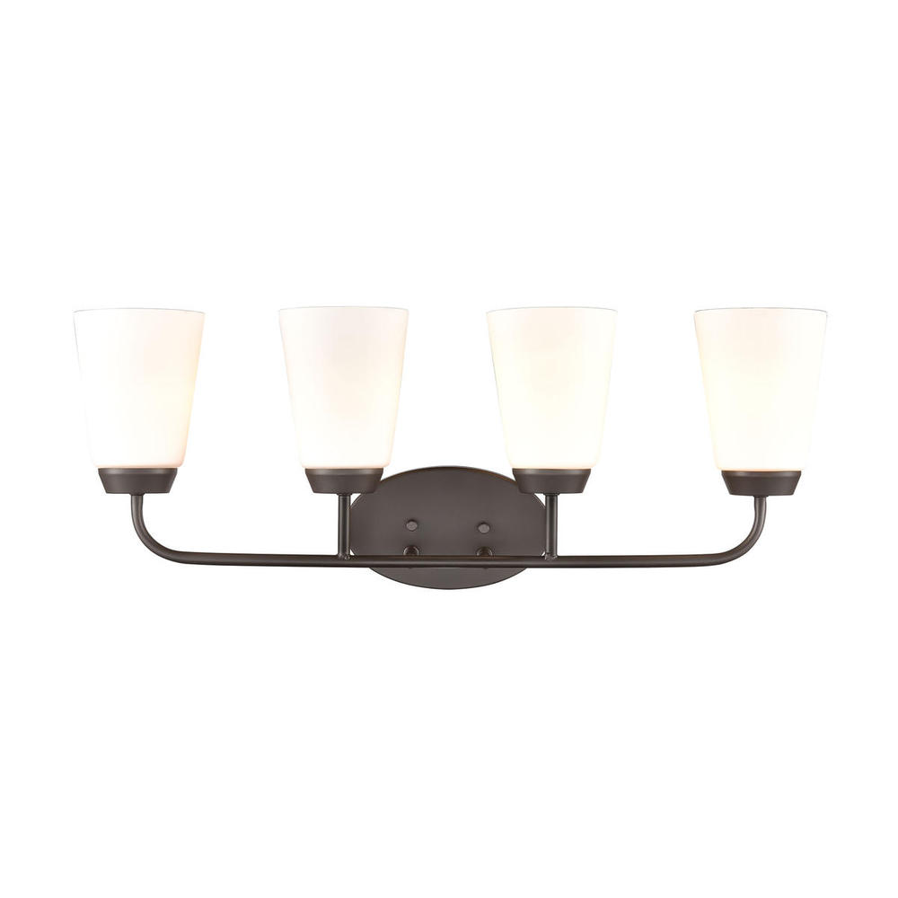 Thomas - Winslow 28'' Wide 4-Light Vanity Light - Oil Rubbed Bronze