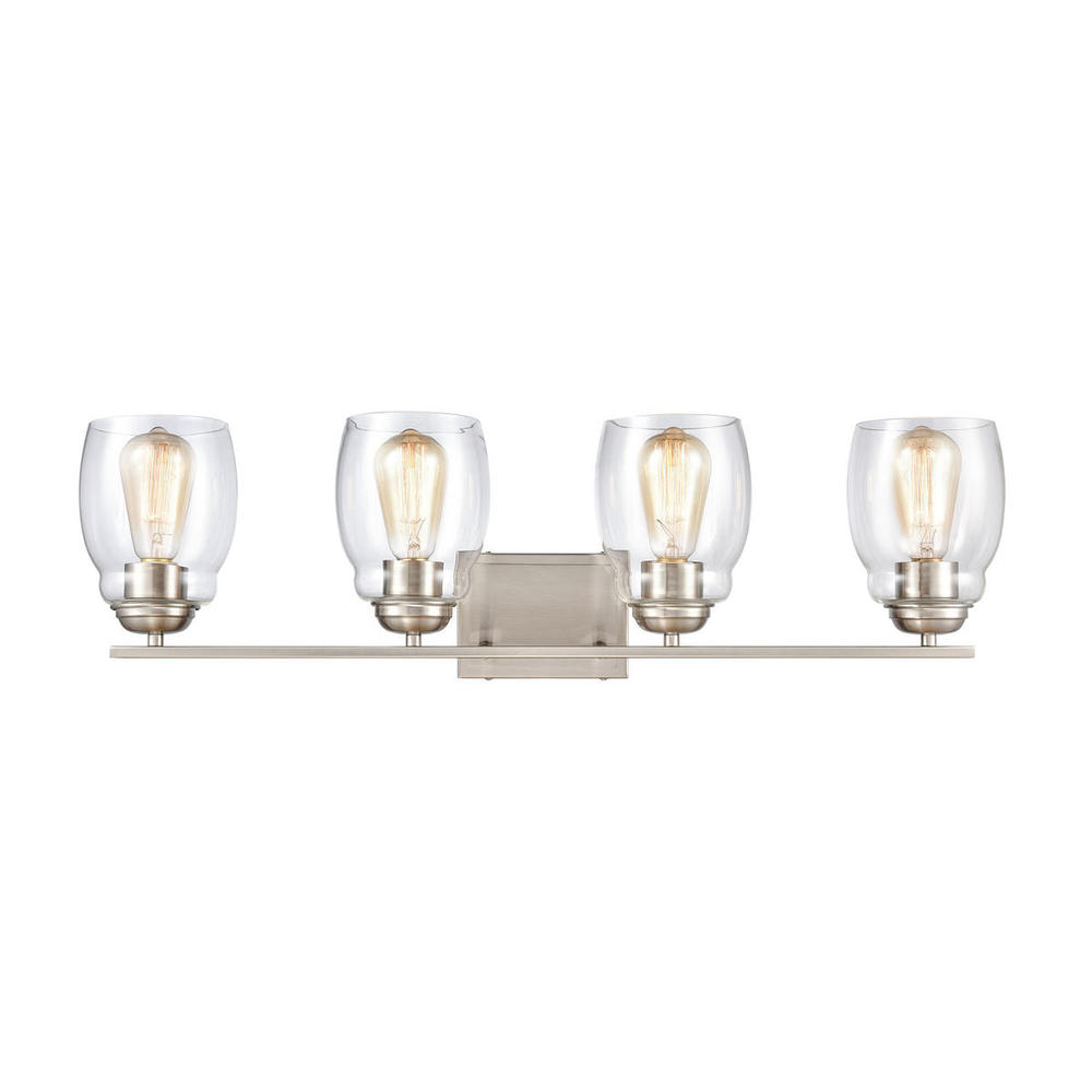 Thomas - Calistoga 30.5'' Wide 4-Light Vanity Light - Brushed Nickel