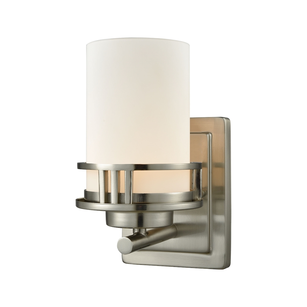 Thomas - Ravendale 9'' High 1-Light Sconce - Brushed Nickel