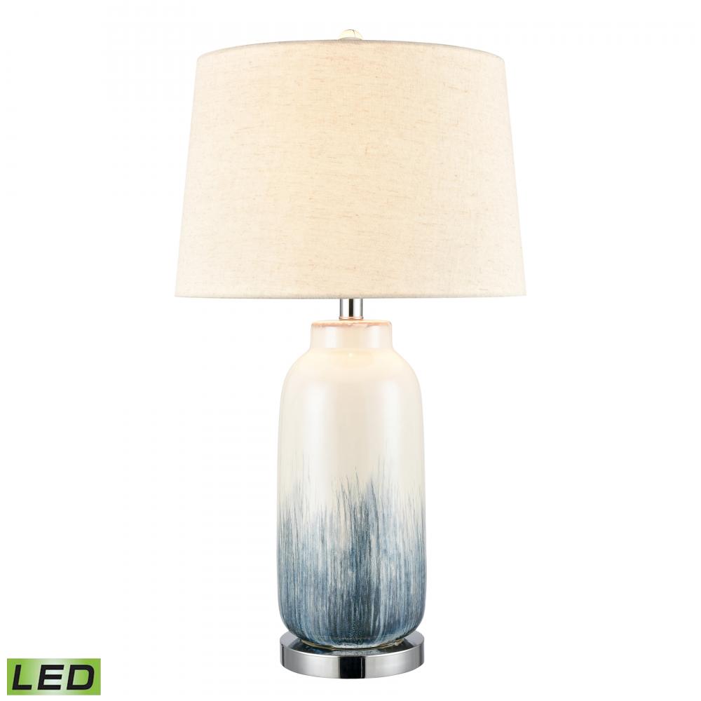 Cason Bay 27'' High 1-Light Table Lamp - Blue - Includes LED Bulb