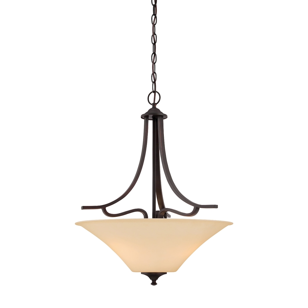 Thomas - Treme 20'' Wide 3-Light Pendant - Espresso