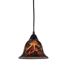 ELK Home 10144/1FS - Firestorm 1-Light Mini Pendant in Dark Rust with Firestorm Glass