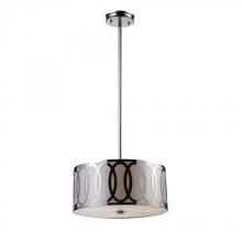 ELK Home 10173/3 - Anastasia 3 Light Pendant In Polished Nickel