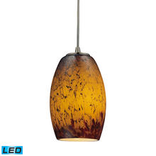 ELK Home 10220/1SUN-LED - Maui 1 Light - LED Offering Up To 800 Lumens (60 Watt Equivalent) With Full Range Dimming. Includes
