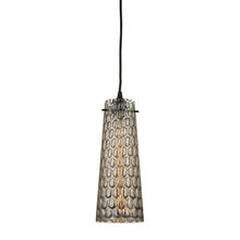 ELK Home 10248/1 - Jerard 1-Light Mini Pendant in Oil Rubbed Bronze with Textured Glass Shade