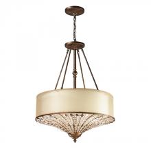 ELK Home 11702/4 - Crystal Spring Collection 4 light pendant in Spanish Bronze