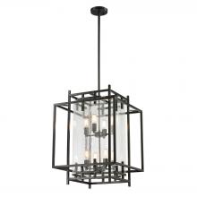 ELK Home 14205/4+4 - Intersections Collection 4+4 light pendant in Oil Rubbed Bronze