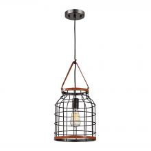 ELK Home 14307/1 - Purcell 1 Light Pendant In Weathered Iron