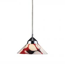 ELK Home 1477/1CRW - Refraction 1 Light Pendant In Polished Chrome An