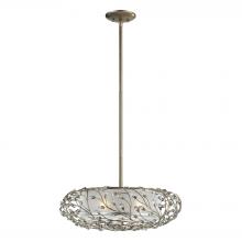 ELK Home 16012/3 - Winter Forest 3 Light Pendant In Aged Silver And