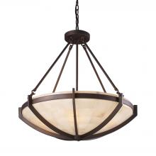 ELK Home 19003/6 - Spanish Mosaic 6 Light Pendant In Aged Bronze