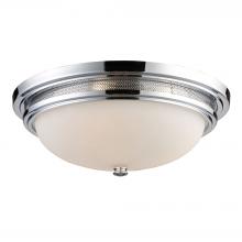 ELK Home 20131/3 - Flushmounts 3-Light Flush Mount in Polished Chrome with Opal White Glass