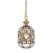 ELK Home 22025/1 - Lavery 1 Light Pendant In Brushed Brass