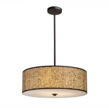 ELK Home 31047/5 - Medina 5-Light Pendant In Aged Bronze With Amber