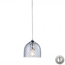 ELK Home 31080/1CLR-LA - Viva 1-Light Mini Pendant in Polished Chrome with Clear Glass - Includes Adapter Kit