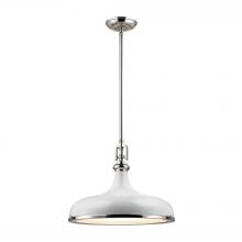 ELK Home 57042/1 - Rutherford 1 Light Pendant In Polished Nickel An