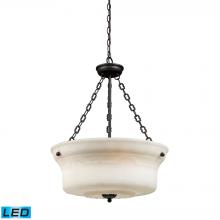 ELK Home 66323-4-LED - Restoration Pendants 4 Light LED Pendant In Aged