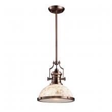 ELK Home 66443-1 - Chadwick 1-Light Pendant in Antique Copper with Cappa Shell Shade