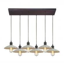 ELK Home 67041/6RC - Corrine 6 Light Pendant In Oil Rubbed Bronze And