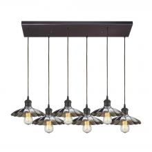 ELK Home 67042/6RC - Corrine 6 Light Pendant In Oil Rubbed Bronze And