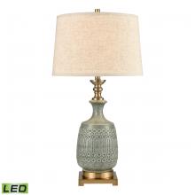 ELK Home 77183-LED - Port Ewen 33'' High 1-Light Table Lamp - Blue - Includes LED Bulb