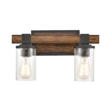 ELK Home 89131/2 - Annenberg 15'' Wide 2-Light Vanity Light - Distressed Black