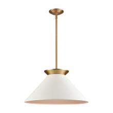 ELK Home 89984/1 - Cavendish 20'' Wide 1-Light Pendant - Brushed Gold