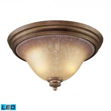 ELK Home 9319/2-LED - Lawrenceville 2 Light LED Flushmount In Mocha An