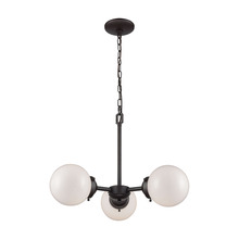 ELK Home CN120321 - Thomas - Beckett 22'' Wide 3-Light Chandelier - Oil Rubbed Bronze