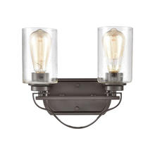 ELK Home CN300211 - Thomas - Market Square 12'' Wide 2-Light Vanity Light - Oil Rubbed Bronze