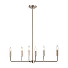 ELK Home CN330622 - Thomas - Park Slope 31'' Wide 6-Light Chandelier - Brushed Nickel