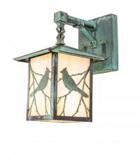 Meyda Tiffany 94093 - 7" Wide Seneca Song Bird Straight Arm Wall Sconce